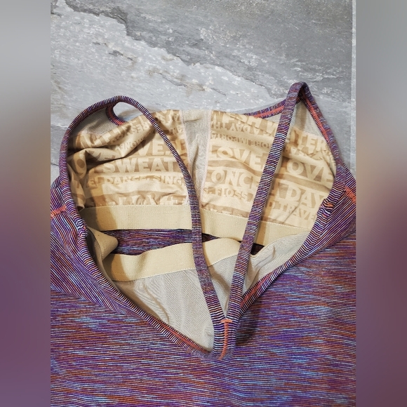 Lululemon Power Y Tank. Wee Are From Space Black March Multi. Size 6. - Picture 7 of 10